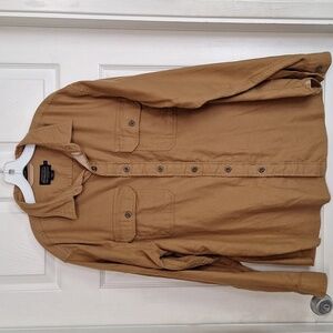 Pendleton Burnside Tan Cream Button-Up Shirt Tan Men XL